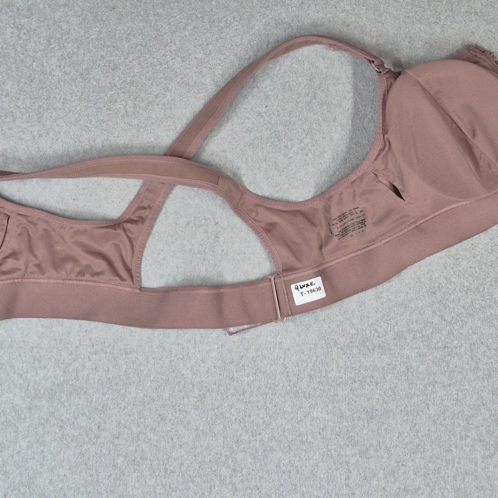 SHEFIT Women Sports Bra 4 LUXE Mauve Ultimate Wireless Adjustable Front Closure